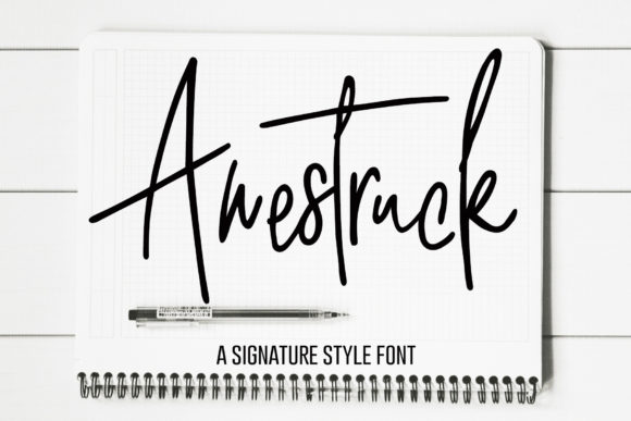 Awestruck: A Modern Script Font for Creative Expression
