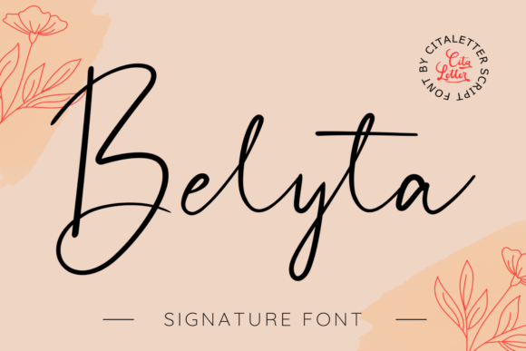 Belyta: A Versatile Handwritten Font for Creative Projects