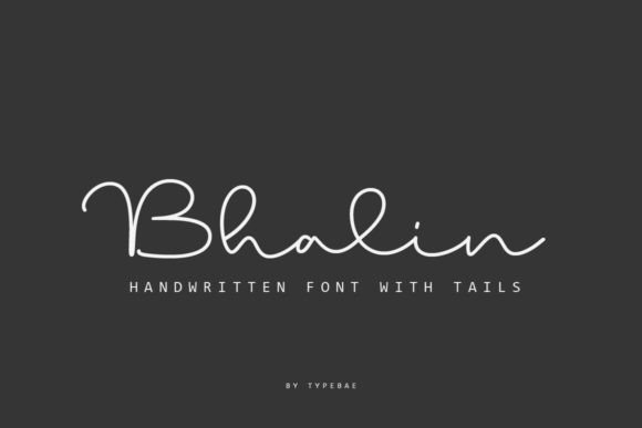Bhalin: The Art of Handwritten Elegance in Digital Design