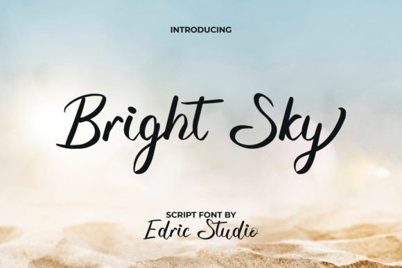 Bright Sky Font for Creative Expression