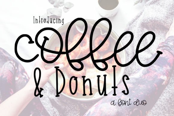 Coffee Donuts Font Duo: Sweet Style for Your Designs