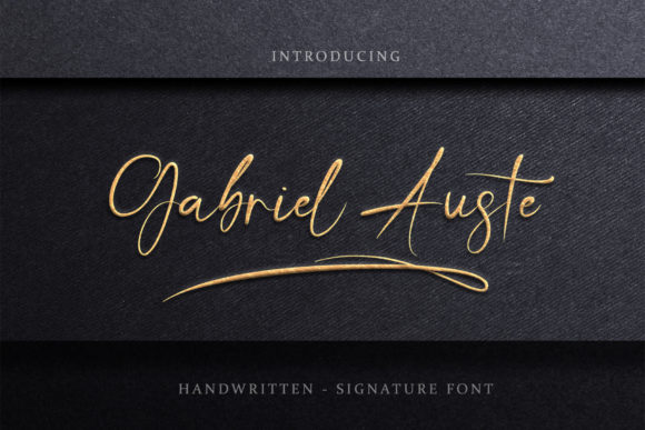 Discovering Gabriel Auste: A Modern Script Font for Creative Professionals