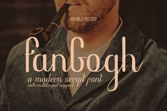 Fangogh: A Modern Script Font for Creative Projects and Professional Branding