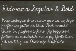 Kidorama: A Playful Font for Young Readers