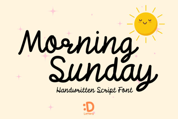 Morning Sunday Font: A Handwritten Script Font for Creative Projects