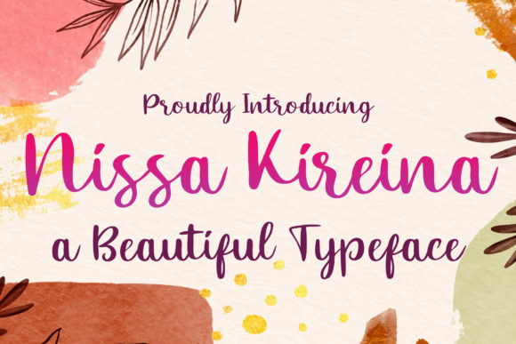 Nissa Kireina: A Beautiful Script Font for Creative Projects