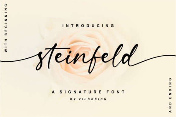 Steinfeld: A Timeless Script Font for Modern Design